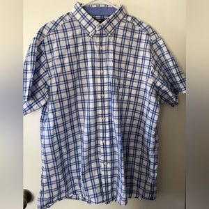 Mens short sleeve button down